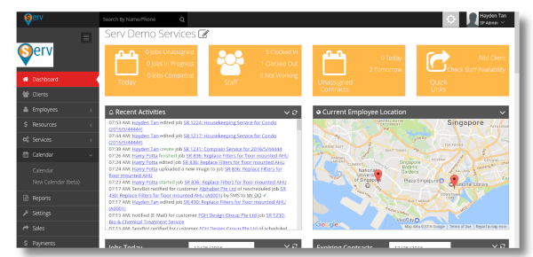 Click to open project details